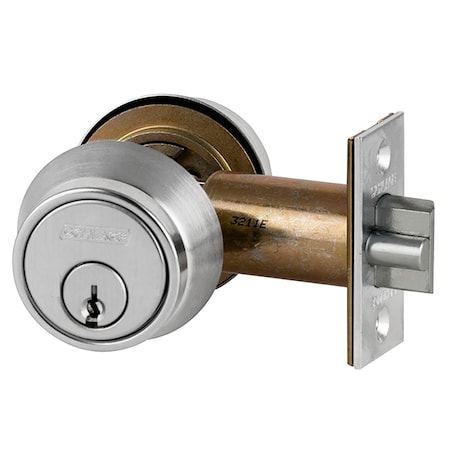 Schlage Grade 2, Double Cyl Deadlatch, C KWY, US26D, Rectangle Stk6 Pins B252PD6 626